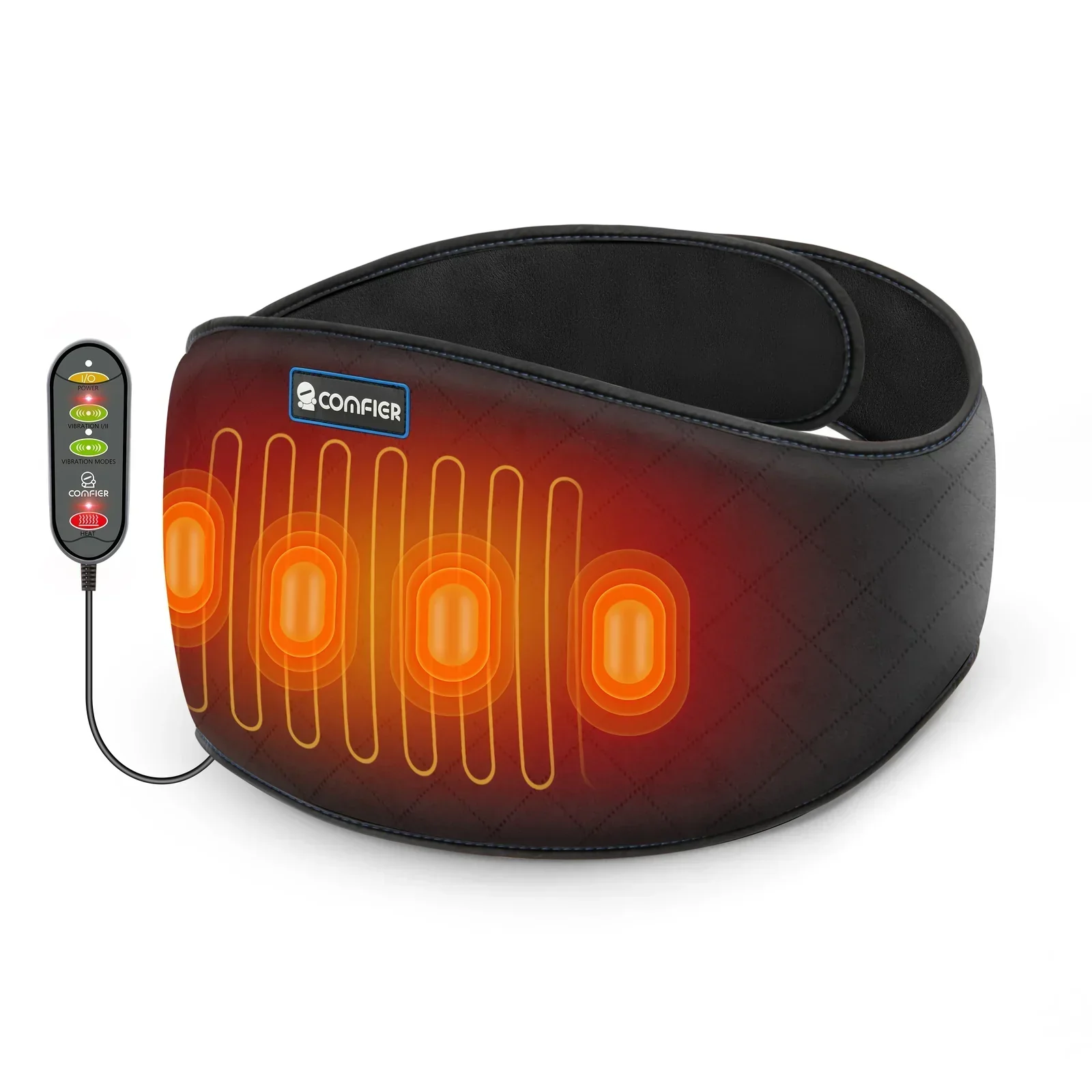 HEATED WAIST BELT WITH MASSAGE
