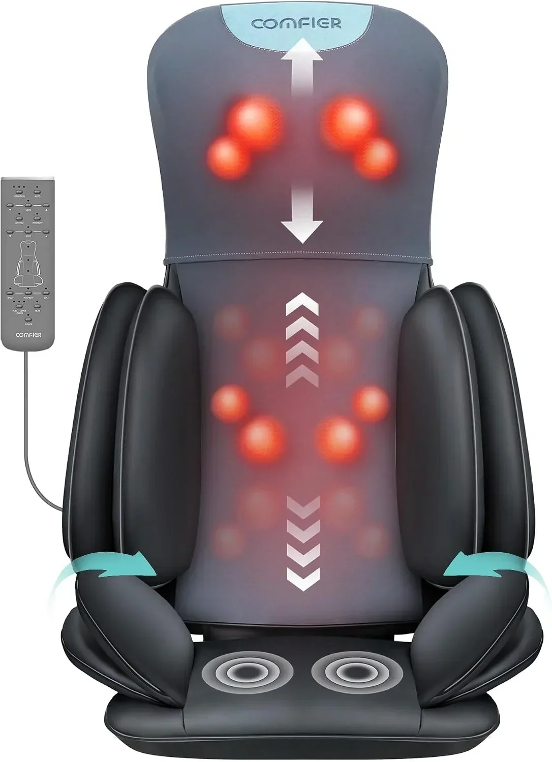 UPGRADE 3D SHIATSU MASSAGE CUSHION WITH AIR COMPRESSION