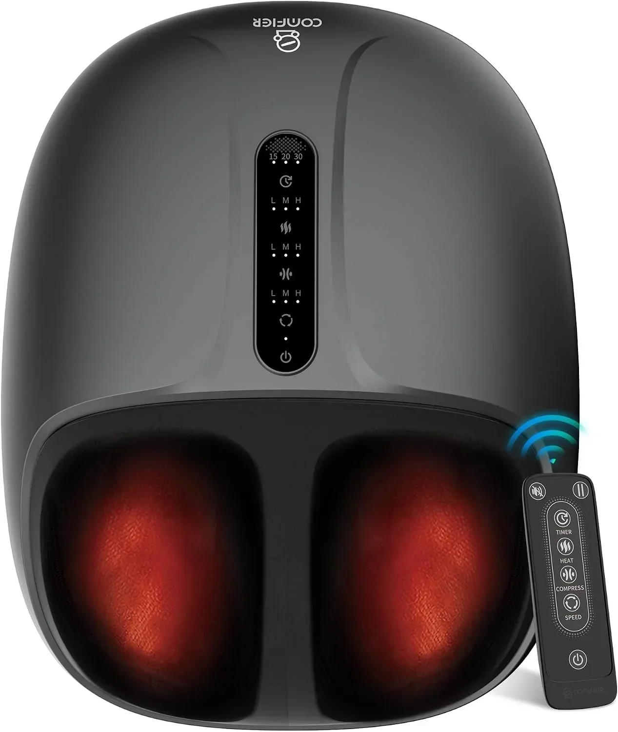 SHIATSU & AIR COMPRESSION FOOT MASSAGER WITH HEATING