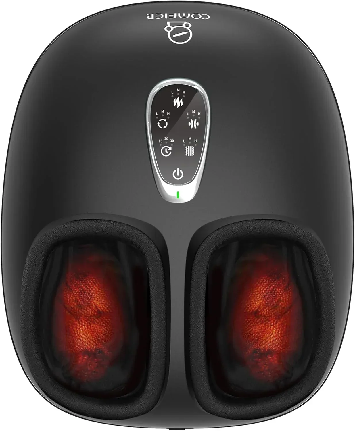 FOOT MASSAGER WITH VIBRATION, AIR COMPRESSION AND SHIATSU